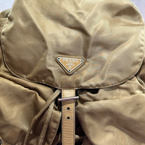 Prada sand Nylon Backpack - Picture 4 of 16